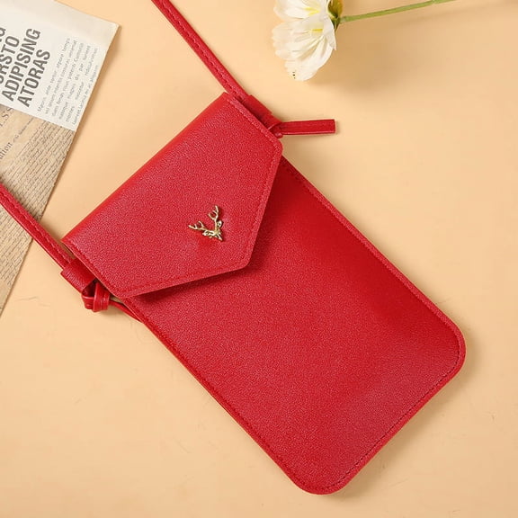 Women's wallet coin purse card holder mini cross bag can touch screen phone bag fashion lightweight
