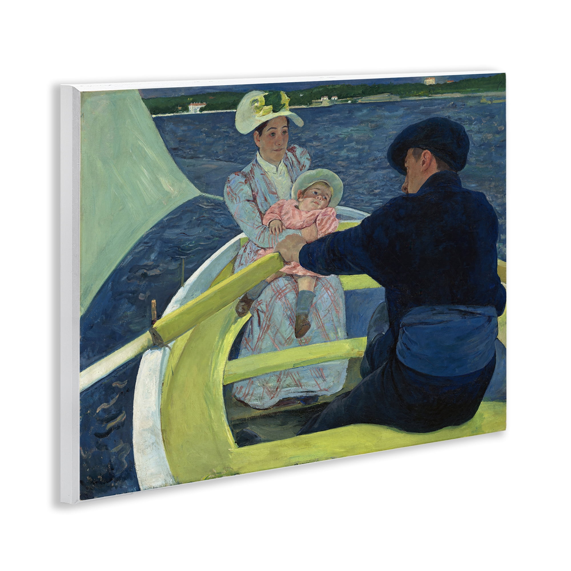 Stupell Industries Classical Boating Party People Painting Unframed Art Print Wall Art, 14 x 11