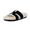 Black, variant on Cuddle Fur Slippers for Women Faux Shearling Cozy Slide Sandal +Memory Foam, Wide Widths Available