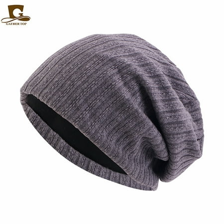 Hats For Womens Foldable Cooling Mesh Handmade Fashionable Thick Soft Cotton Warm Stretchy Cable Knit Loss Capss Slouchy Caps For Women