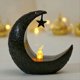 thumbnail image 3 of Luz Decorativa LED Electrónica para Eid Mubarak, Luz , Vela con Forma de Luna y Estrella, Decoraciones Musulmanas para Ramadán, 3 of 10