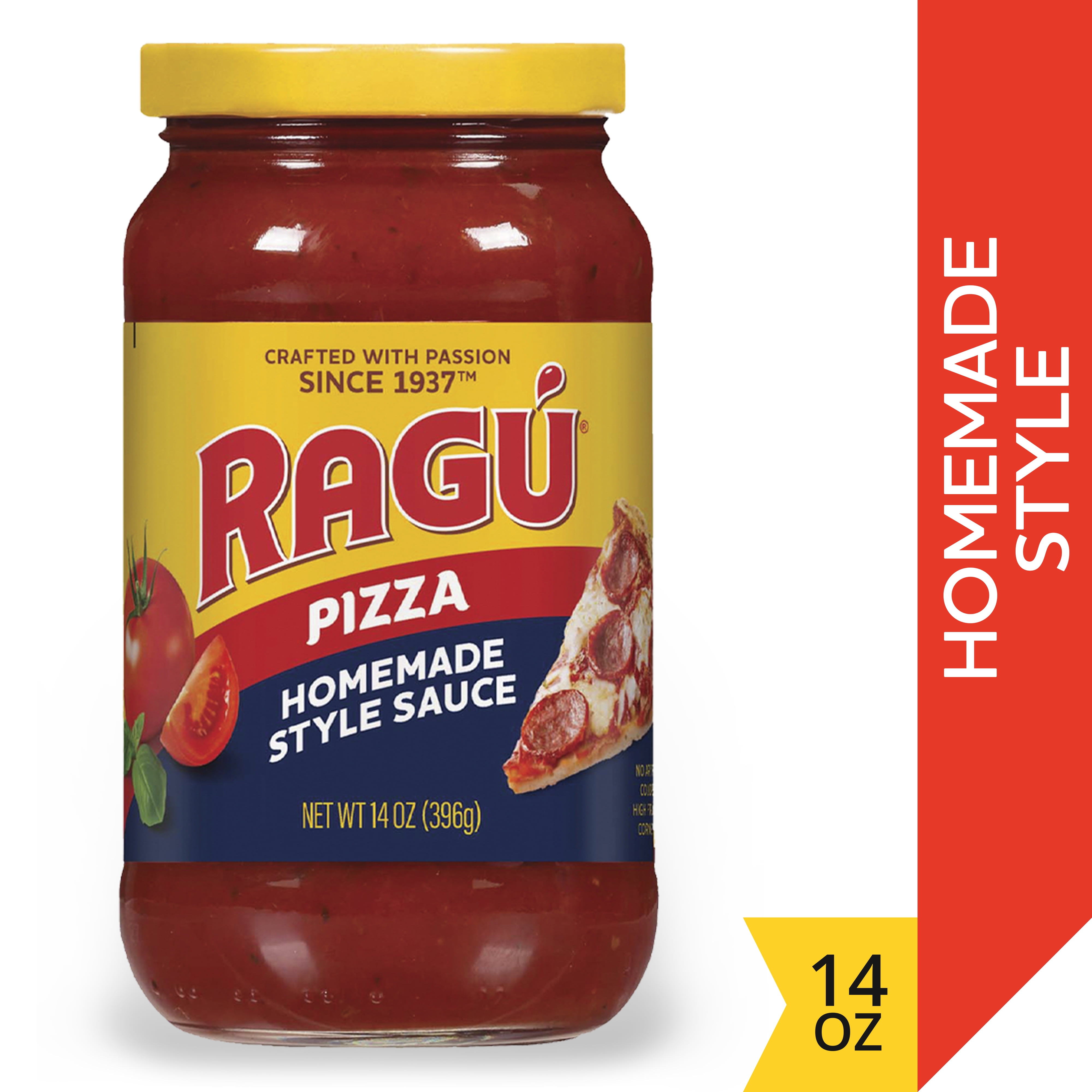 Ragu Homemade Style Pizza Sauce, Perfect for Quick and Easy Italian Pizza at Home, 14 OZ