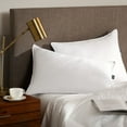 thumbnail image 1 of Serta Down Illusion - Almohadas de cama firmes e hipoalergénicas suaves para dormir (paquete de 2), color blanco Queen, 1 of 7