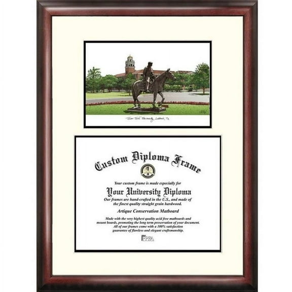 Texas Tech University 11" x 14" Scholar Diploma Frame