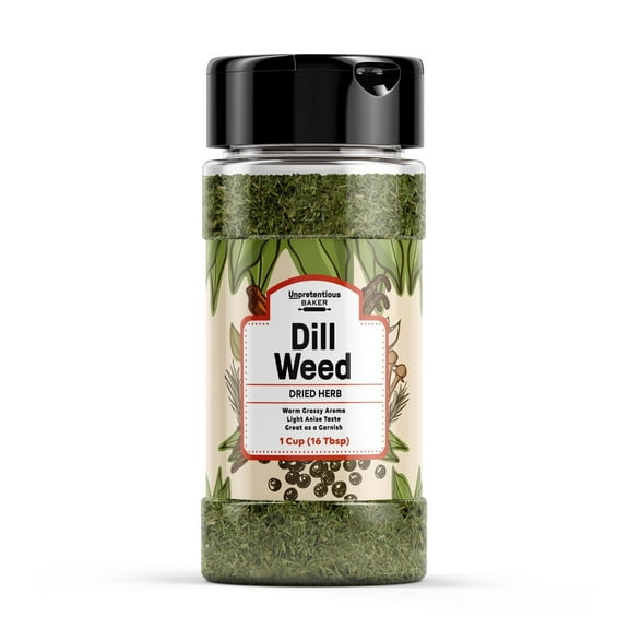 Unpretentious Dill Weed, Light Anise Taste, Garnish (1.28 Ounce)