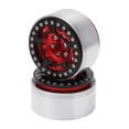 thumbnail image 2 of RC Wheel Hub, Reasonable Design Aluminum Alloy Unique Lock Tire Design Wheel Hub  For RC Car Red, 2 of 8