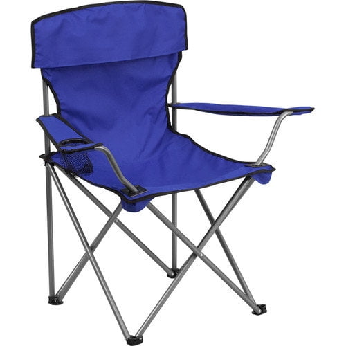 green camping chair