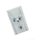 thumbnail image 3 of Collar de angel azul zirconias y aretes de plata, 3 of 4