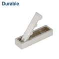 thumbnail image 4 of Unique Bargains Round Coat Hook Wall Mount Folding Hook Silver Tone 2.76"x0.79"x0.47", 4 of 7