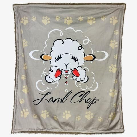 Multipet Lamb Chop Blanket, Dog Blanket Fluffy Fleece Premium Soft Pet Throw, Snuggle Up Your Pup in Cozy Comfort, 36x36 Inches (Pack of 1)