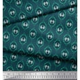 thumbnail image 2 of Soimoi Poly Georgette Fabric Check,Paisley & Ogee Damask Print Sewing Fabric Yard 52 Inch Wide, 2 of 3