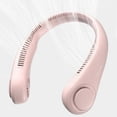 thumbnail image 1 of Ventilador De Cuello Portátil, Ventilador Manos Libres Sin Aspas, Color Rosa, 1 of 5