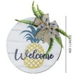 thumbnail image 3 of BKER Farmhouse Cute Pineapple Door Sign Eye Catching Door Front Hanging Farmhouse Door Hanging Easter Welcome Decoration Home Pineapple Door Decoration, 3 of 5