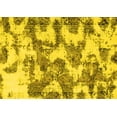 thumbnail image 1 of Ahgly Company Indoor Rectangle Abstract Yellow Modern Area Rugs, 7' x 9', 1 of 4