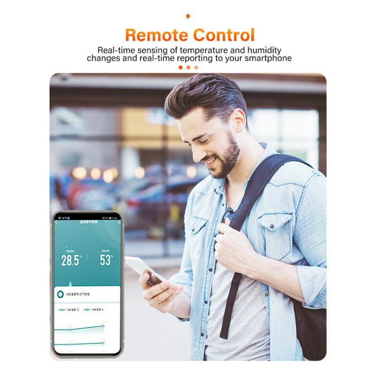 Smart Home Control Tuya Smart Home Wifi Temperature Sensor Home Assistant Humidity  Sensor Work With Google Assistant X0721 X0807 From Qiuti20, $18.65
