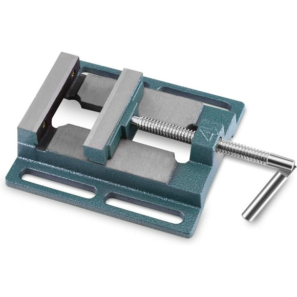 75mm Machine Vise, Drill Press Vise with Sliding Rail Guide