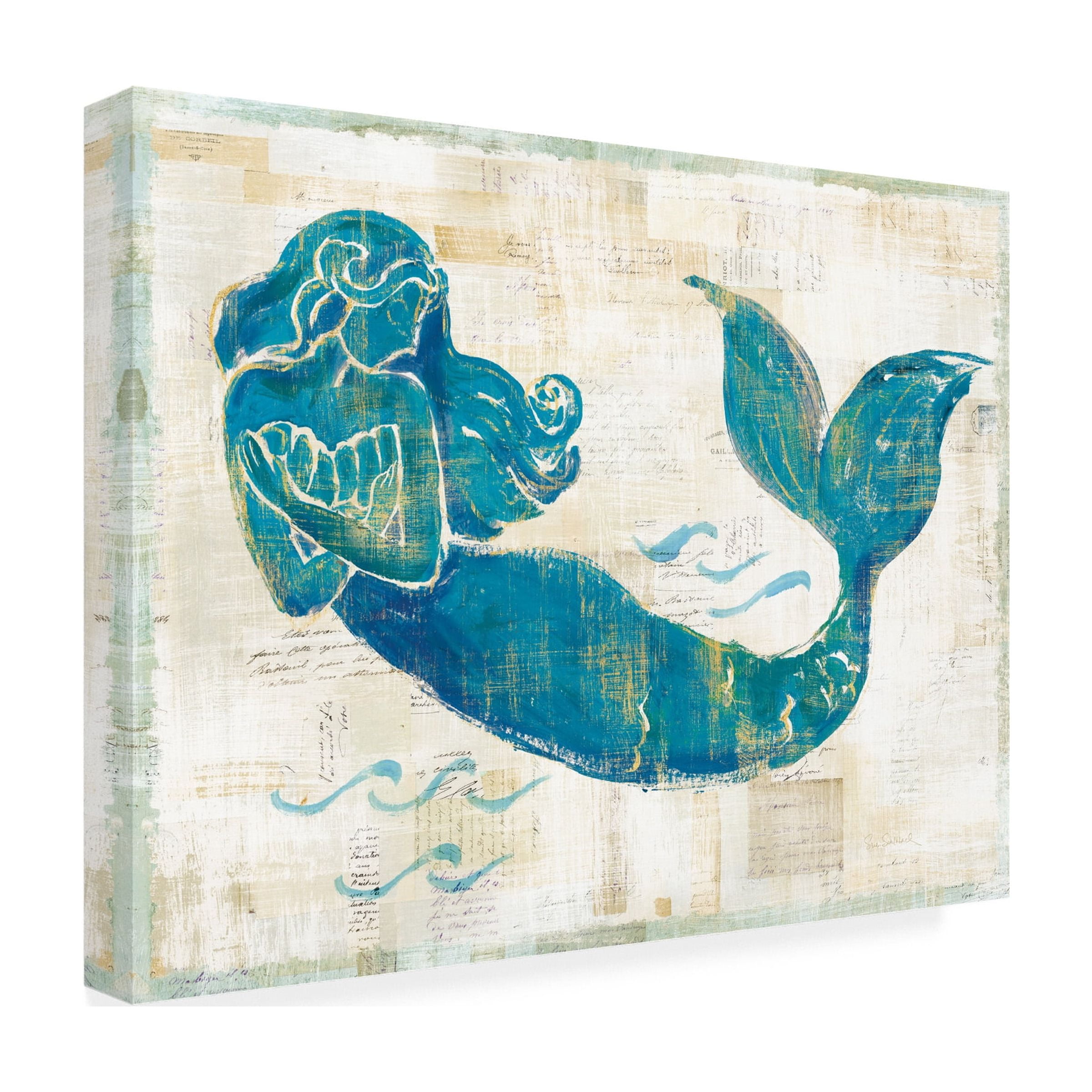 Trademark Fine Art 'On the Waves II' Canvas Art by Sue Schlabach