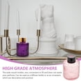 thumbnail image 3 of Juego de 4 frascos de vidrio con relieve para aromaterapia, ideales para flores secas., 3 of 8
