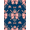 Pink Navy, Pattern 6, variant on ODIKA 8'x10' Washable Area Rug Coquette Vintage Kawaii Swirl Border School Classroom Pencil Pink Refined for Living Room, Under Sectional, Family , Durable, Non-Slip