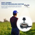 thumbnail image 4 of Motor Sin Escobillas 2300KV 2-4S Motor sin escobillas Reemplazo CW / CCW Motor de alta potencia para RC FPV Drone, 4 of 6