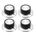thumbnail image 1 of 4 Pcs Perilla de Control de Altavoz Perilla de Amplificador de Potencia 36x15mm Tapa de Perilla de Indicación de Flecha para Potenciómetro de Eje de 6mm, 1 of 3