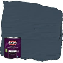 Glidden HEP Cavalry / Navy Blue Flat Interior Paint with Primer, 1 Quart