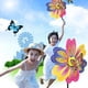 thumbnail image 5 of Windmills for Kids Garden, Wind Spinner Home Garden Decoration Kids Toy - 3D Butterfly Flower Pinwheel, 5 of 5
