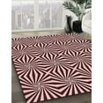thumbnail image 3 of Ahgly Company Machine Washable Indoor Square Transitional Deep Rose Pink Area Rugs, 6' Square, 3 of 7