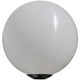Dabmar Lighting D7351 50W 120V Poudre Enduite en Fonte d'Aluminium Post Top 18 in. Globe Luminaire avec Lampe à Haute Pression de Sodium & 44; Noir – image 1 sur 1