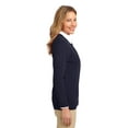 thumbnail image 3 of Port Authority Women's Value Jewel-Neck Cardigan Sweater. LSW304, 3 of 5