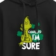 thumbnail image 3 of The Grinch - Charmed I'm Sure - Juniors Cropped Pullover Hoodie, 3 of 5