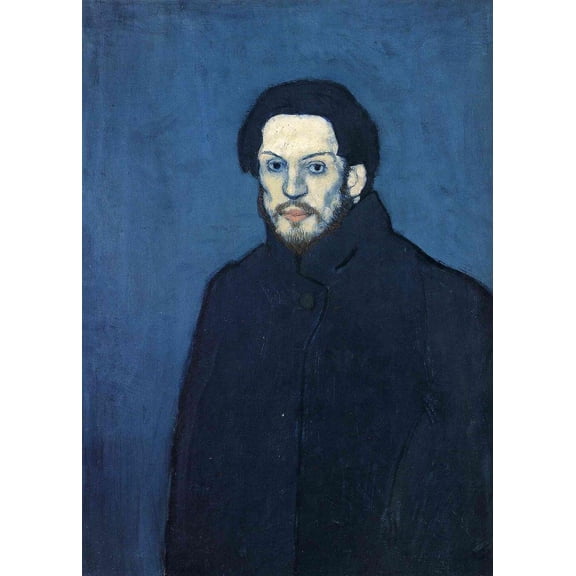 Wall Art Impressions 20x28in Photographic Quality Poster Self-Portrait, 1901 - Pablo Picasso