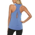 thumbnail image 2 of JIUKE Yoga Tank Tops for Women Round Neck Sleeveless Loose Fitted Athletic Running Workout Tees, 2 of 7