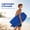 Blue, variant on 41'' Boogie Board with Wrist Leash, Bodyboard for Beach, EPS Core,Pink,41.5 x 20.5 x 2.26 in, XPE deck, EPS foam core, strong buoyancy, HDPE slick bottom reduces drag, Ocean, Beach, Pool