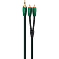 thumbnail image 2 of Cable EVERGO1MR AudioQuest Audio 3.5 a 2 RCA Geometría Asimétrica AudioQuest Doble Balanceo Verde, 2 of 2