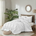 thumbnail image 2 of Grace Living Darion 5pc Twin/Twin XL Comforter Set, White, 2 of 10