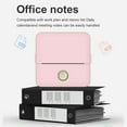 thumbnail image 3 of Mini HD Portable Printer Sticker Label Bluetooth Pocket Thermal Printers with Rolls Paper for Student Note Inkless Printing (white 6), 3 of 7