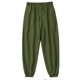 thumbnail image 3 of Pantalones largos para hombre, de color liso, con bolsillo y cordón, informales, juveniles, versátiles, deportivos, de gran tamaño., 3 of 8