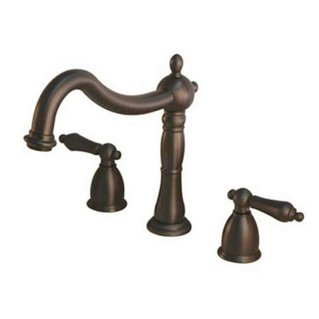 Kingston Brass Kb1975Al Robinet de Lavabo à Large Diffusion - Finition Bronze Huilé