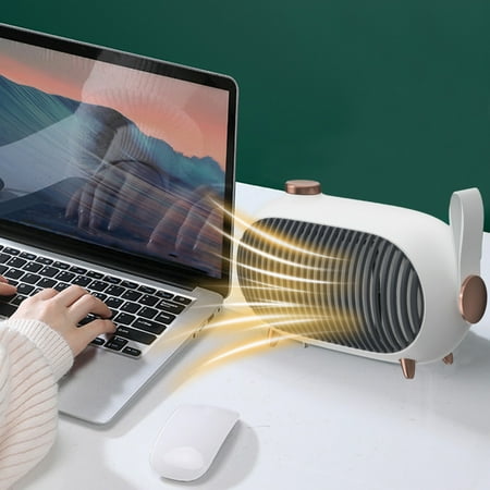 

Electric Heater Indoor Portable Small Bladeless Heater Fan Fast Heating Ceramic Room Small Heater Safe And Quiet For Bathroom Office Desk Baby Room
