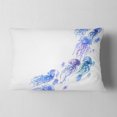 thumbnail image 2 of Designart Moving Jellyfish Group - Abstract Throw Pillow - 12x20, 2 of 5