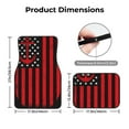 thumbnail image 5 of Vsdgher Nautical American Flag Car Foot Mat Set of 4 Pieces Universal Floor Liner Car Accessories Fits Most Cars, Trucks, Vans, sedans, SUV, 5 of 7