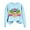Light Blue, variant on Wyzesi Sweatshirts for Women Big and Tall Women's Thanksgiving Funny Shiny Turkey Sunglasses Printed Hooded Sweatshirtoverd Sweatshirts Women Creamycrop Sweatshirts Vest Plus