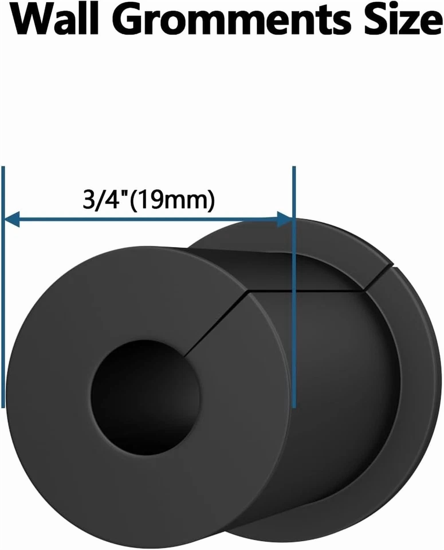 CIRCLE- Durable Starlink Wall Cable Pass-Through Grommets - Easy 3/4 Inch Installation