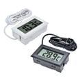 thumbnail image 4 of (6 uds negro) Mini termómetro Digital LCD temperatura con sensor de sonda de temperatura probador para refrigerador congelador acuario, 4 of 5