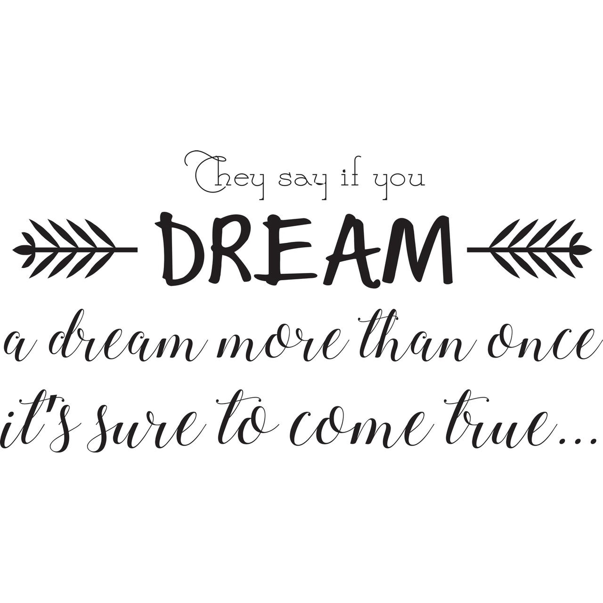 Sleeping Beauty Movie Wall Decoration - Vinyl Decal / Sticker Quote - 20"x10"