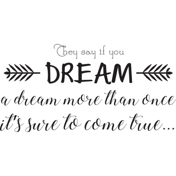 Sleeping Beauty Movie Wall Decoration - Vinyl Decal / Sticker Quote - 20"x10"