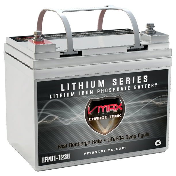VMAX LFPU11230 12V 30AH 385Wh Lithium LiFePO4 Battery LiIron