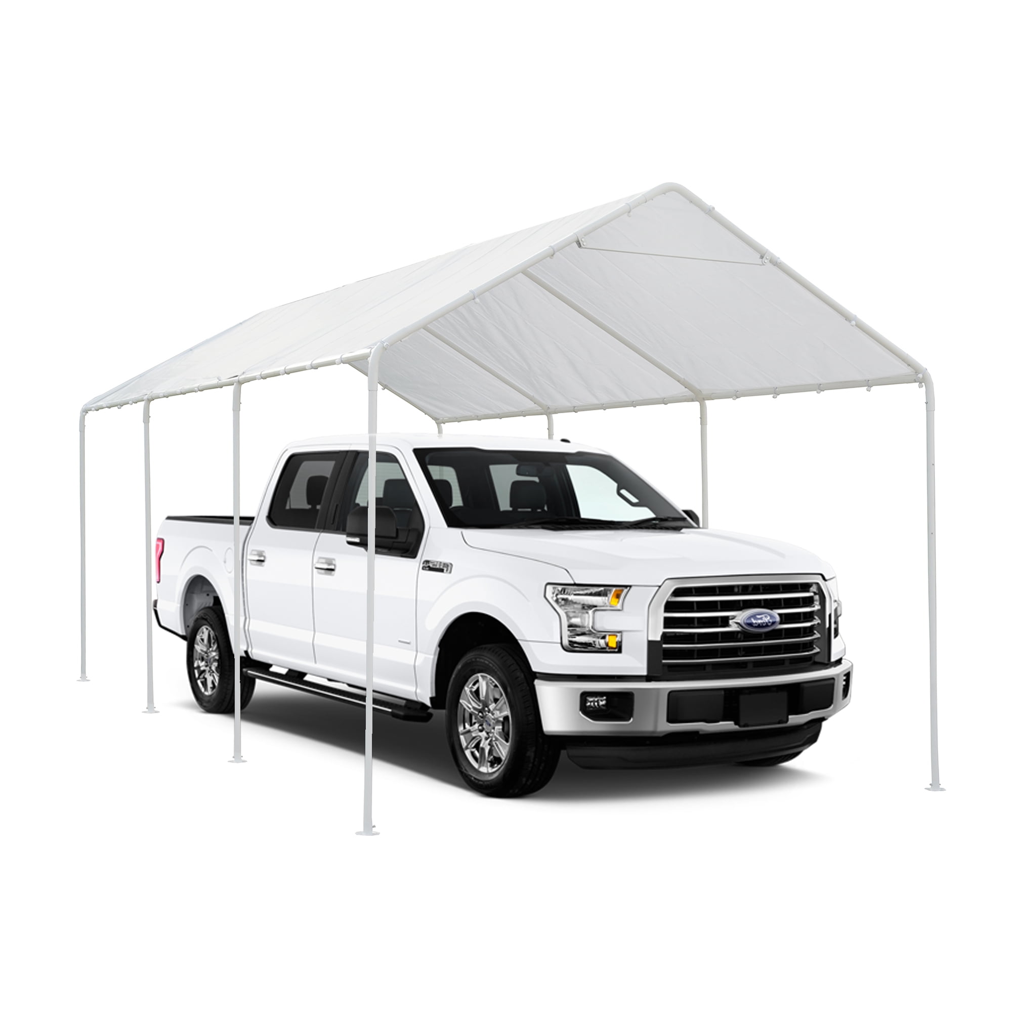 Upgraded Car Canopy Carport Galvanized Steel Carport for Cars/Boats
