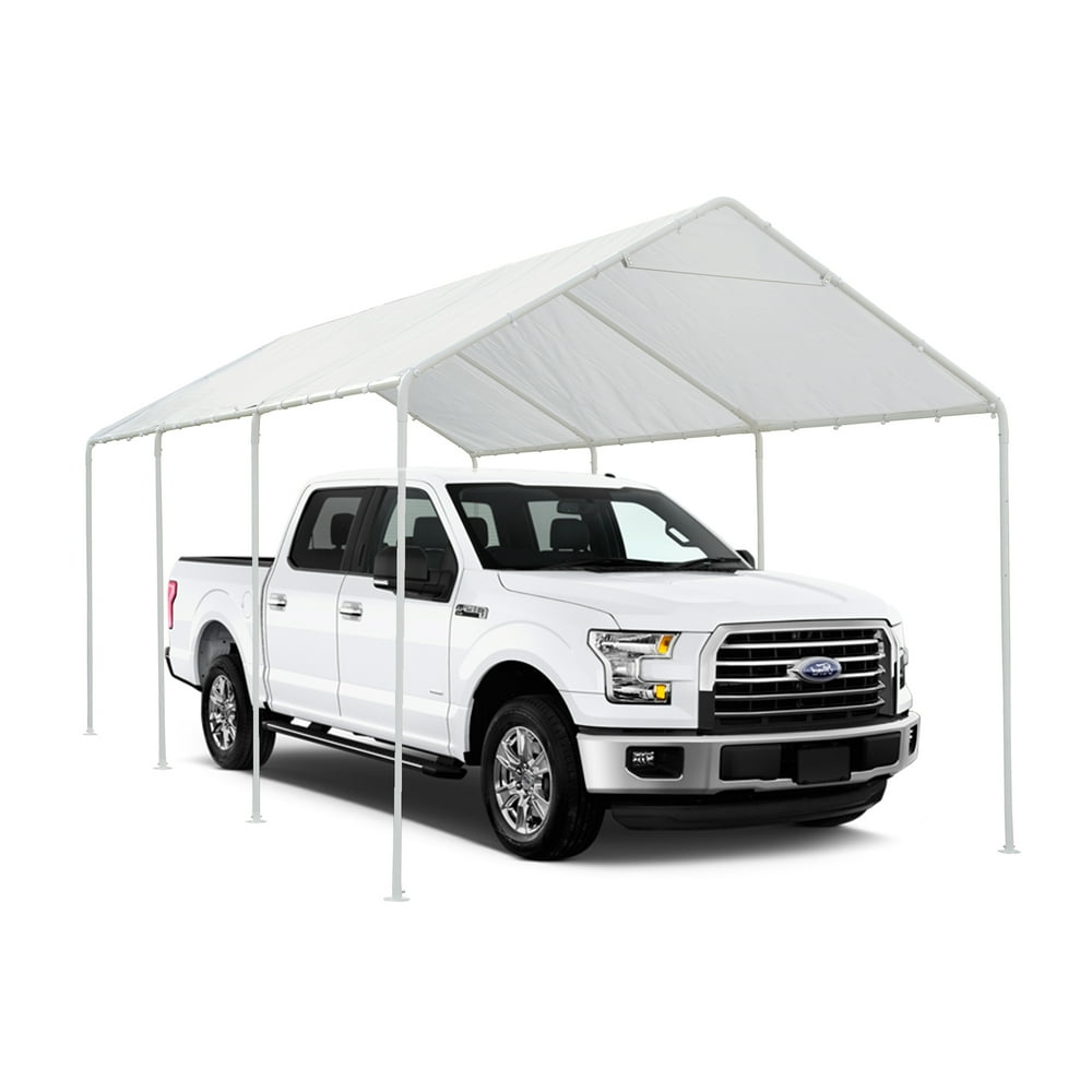 Upgraded Car Canopy Carport Galvanized Steel Carport for Cars/Boats